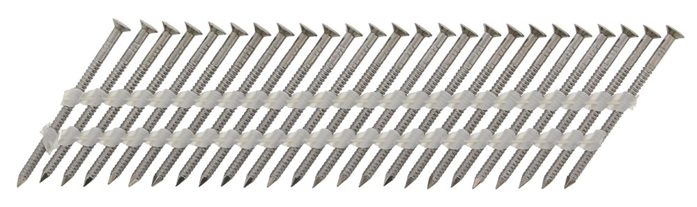 Afbeelding voor Buiten gebruik, serviceklasse 2 21° PLASTIC GEBONDEN STRIPNAGELS, VERZINKT 12Mμ