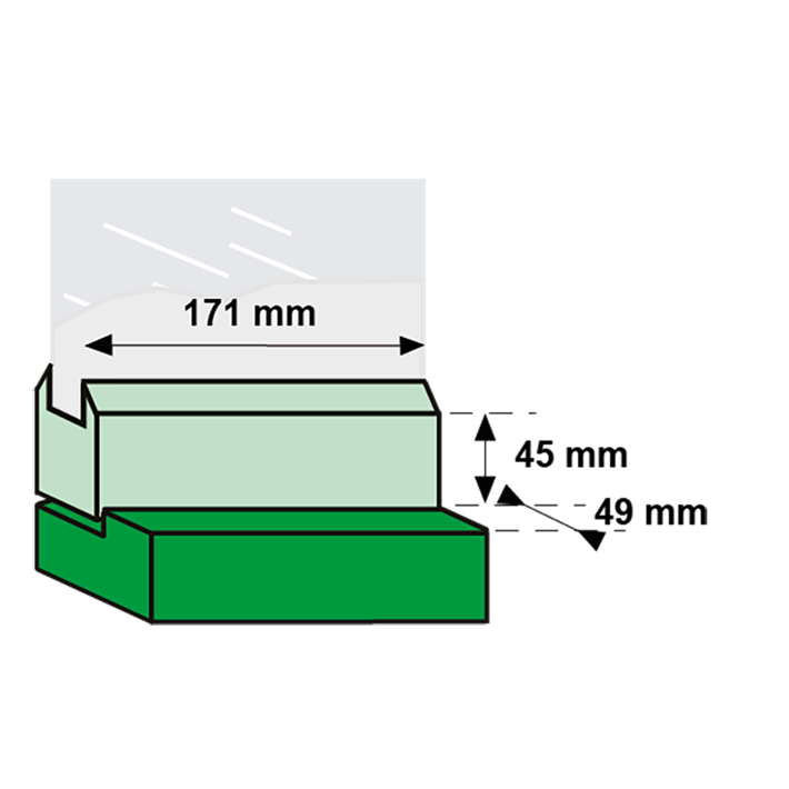 minimale montageruimte