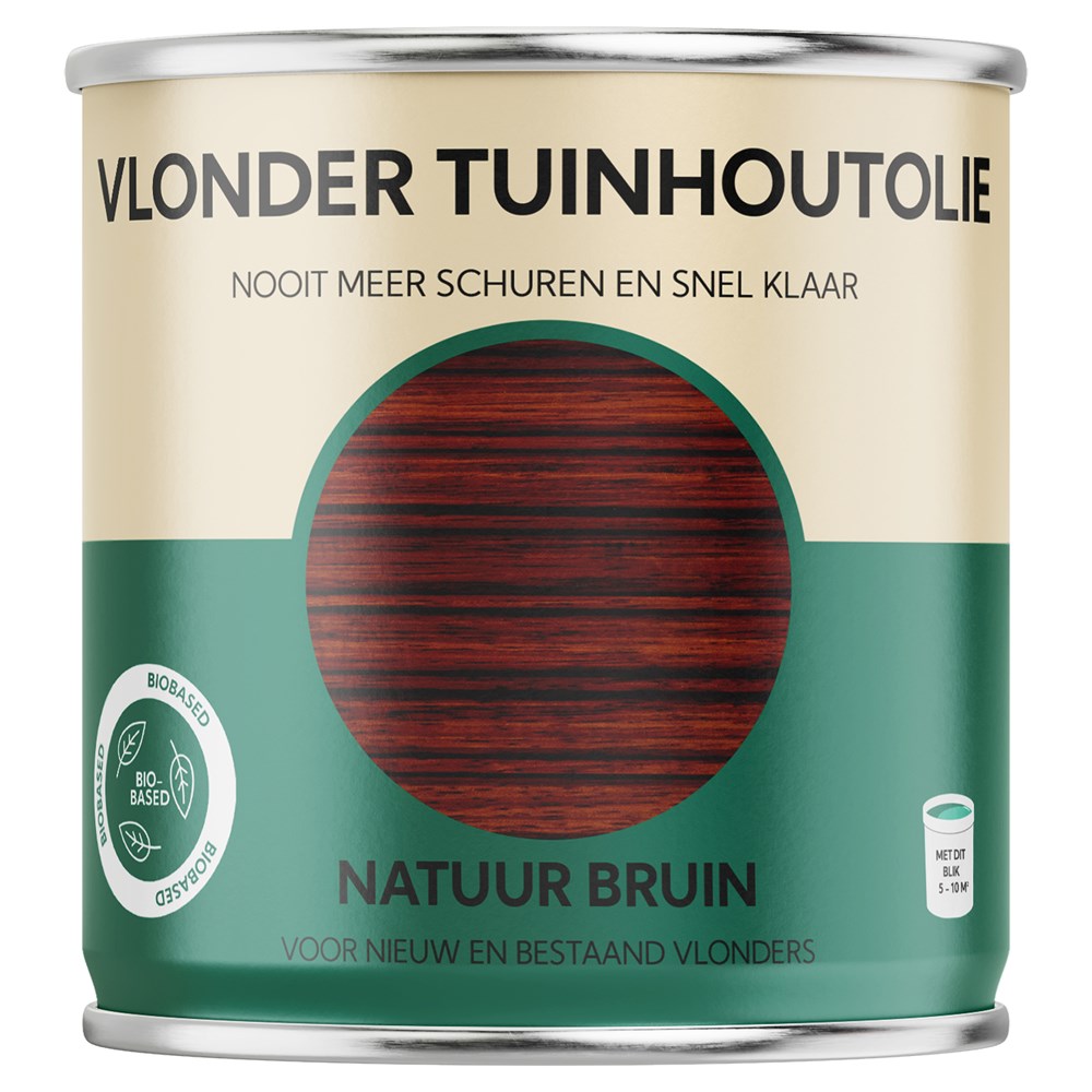 VLONDER TUINHOUTOLIE NATUUR BRUIN (1)