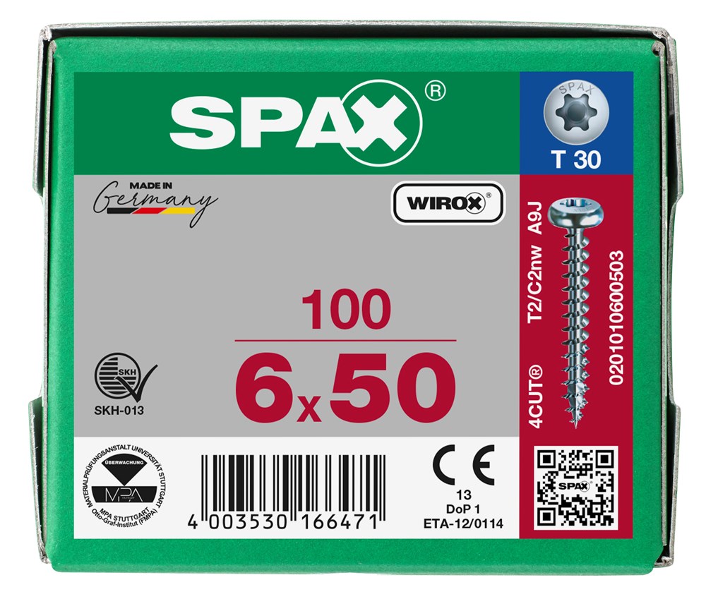 spaanplaatschroef wirox spax-6 spaanplaatschroef wirox spax-6