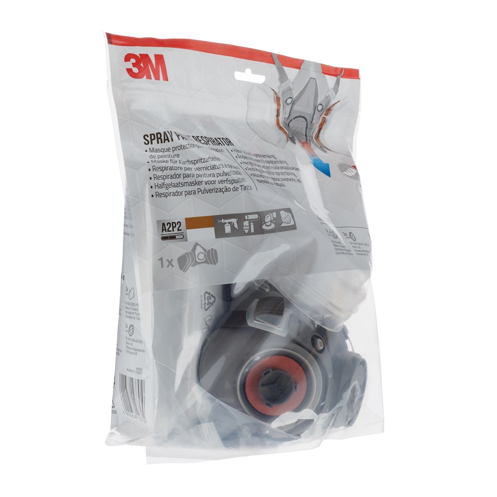 3M masker A2P2 gas en damp 6002C (4)