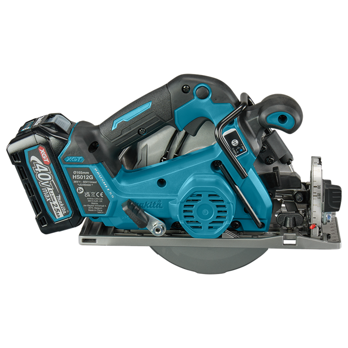 Afbeelding Makita 40 v max cirkelzaag 165 mm HS012GD201