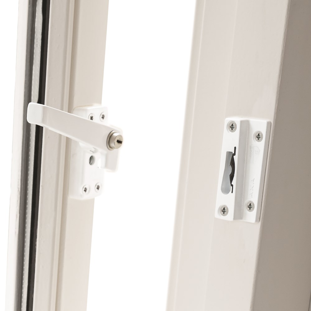raamsluiting aluminium wit axa-4 raamsluiting aluminium wit axa-4