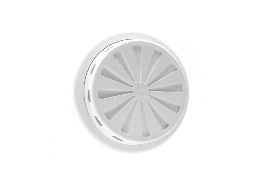 VERSTELBAAR VENTILATIEROOSTER Ø 100-150MM PERGAMON
