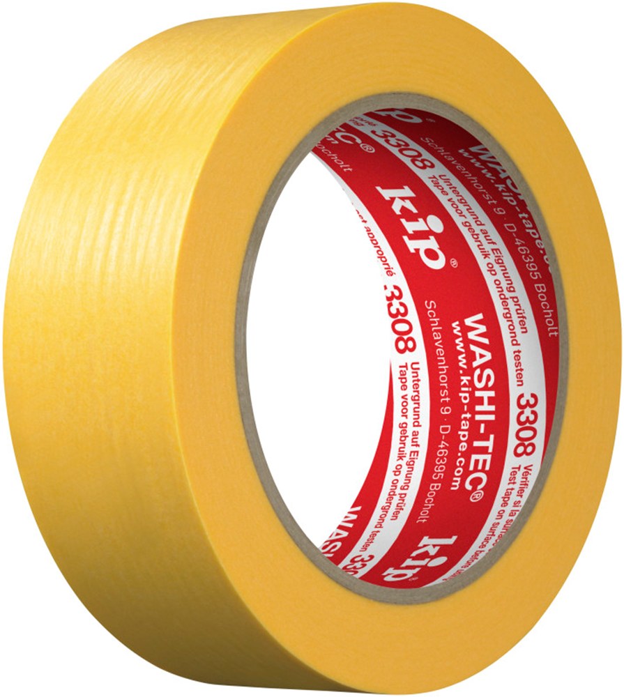 Kip 3308 Fineline Tape Washi Geel (4)