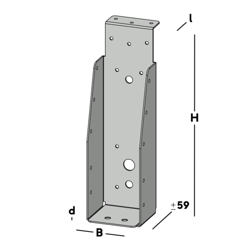 balkdrager gbs korte lip sv-2 balkdrager gbs korte lip sv-2
