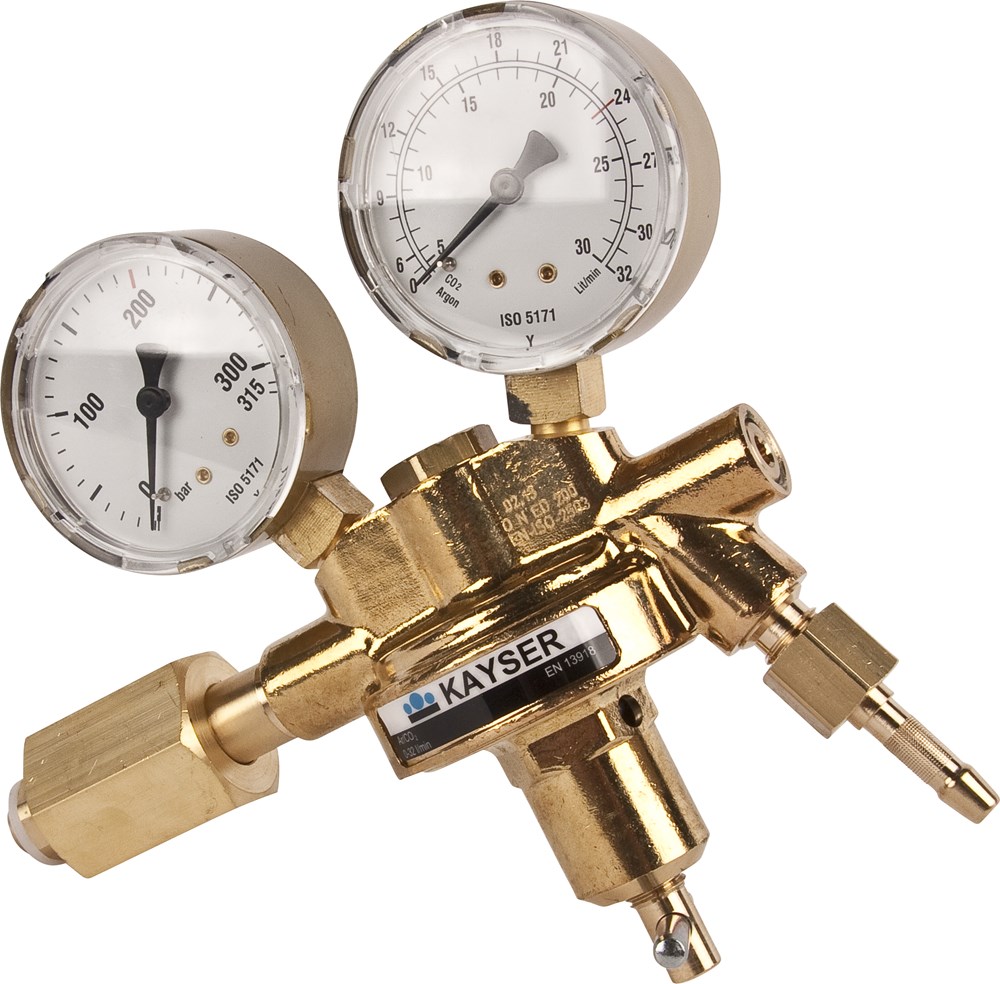 Reduceerventiel met 2 manometers Huvema