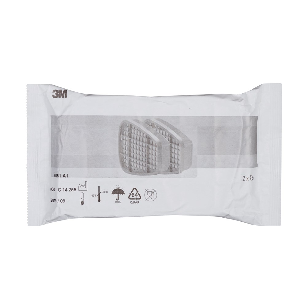3M gas/dampfilters 6051 A1 doos 4x 2 stuks (5)