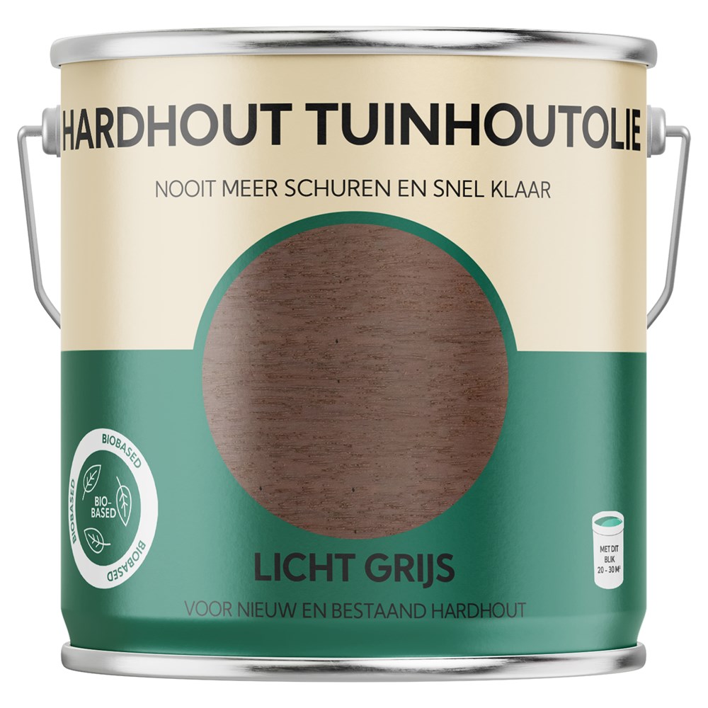 HARDHOUT TUINHOUTOLIE LICHT GRIJS (1)