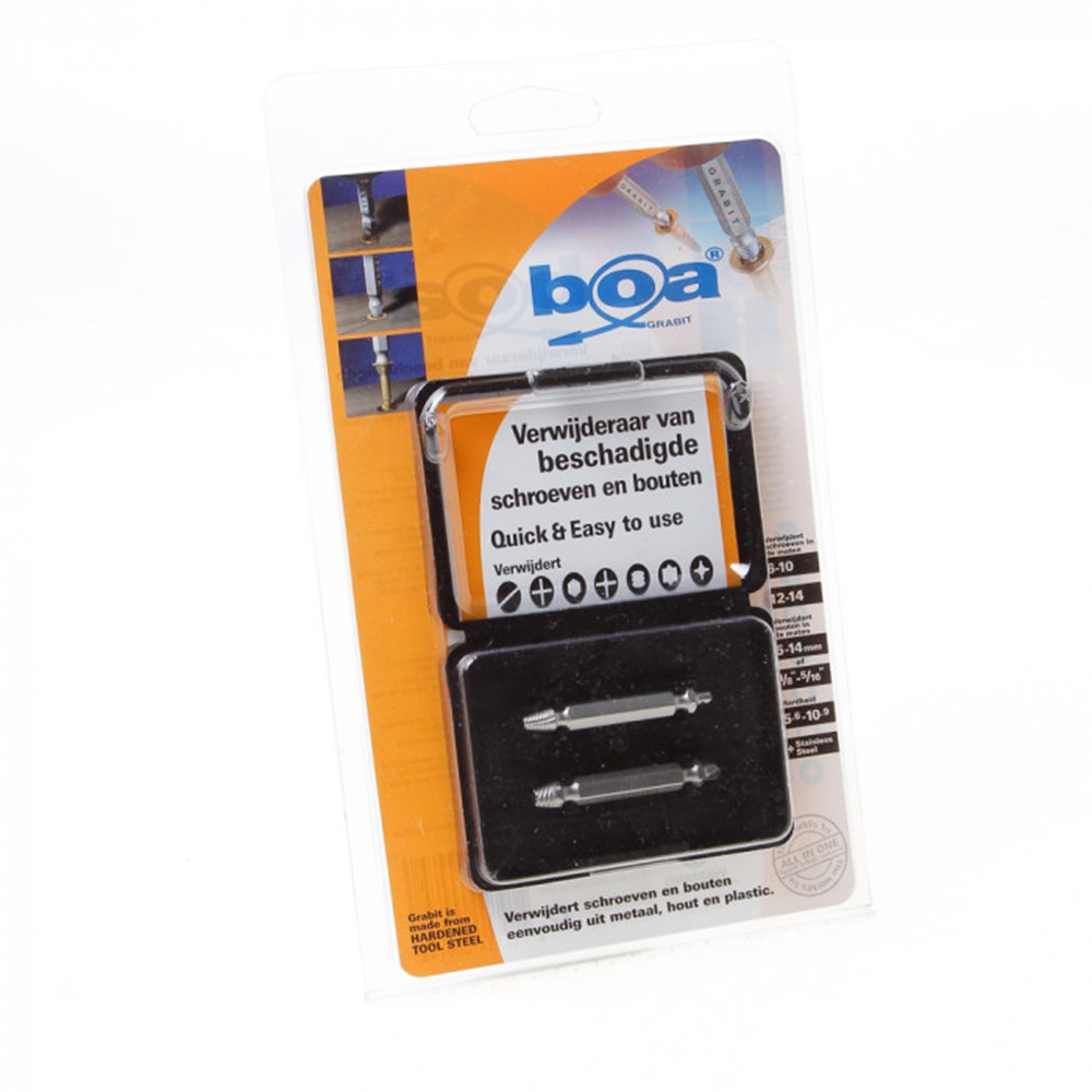 schroef/bout verwijderset boa-2 schroef/bout verwijderset boa-2