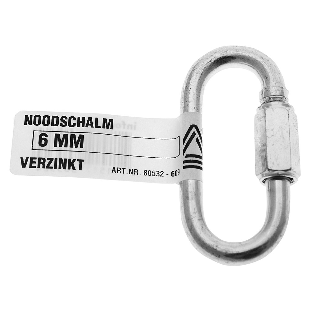 NOODSCHALM 6MM VERZINKT