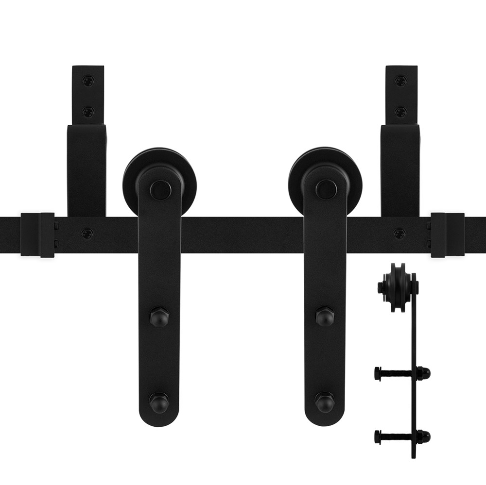 Zwart, Zwart, Staal verzinkt, Nee, 150 cm, Varsi, RAL 9005, set, Industrieel GPF055761150.png