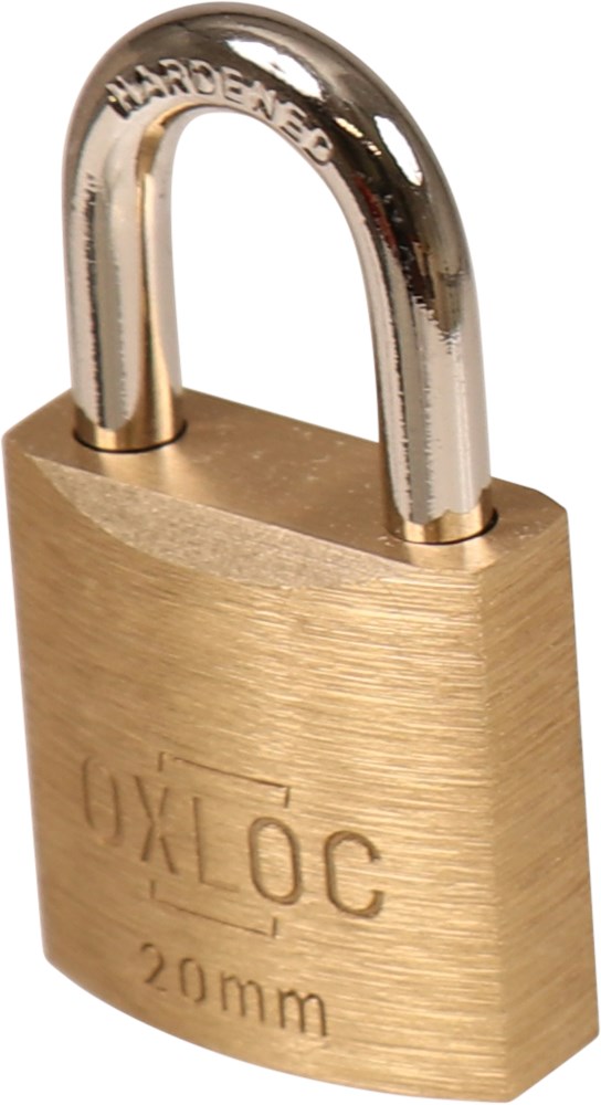 Hangslot cilinder, messing