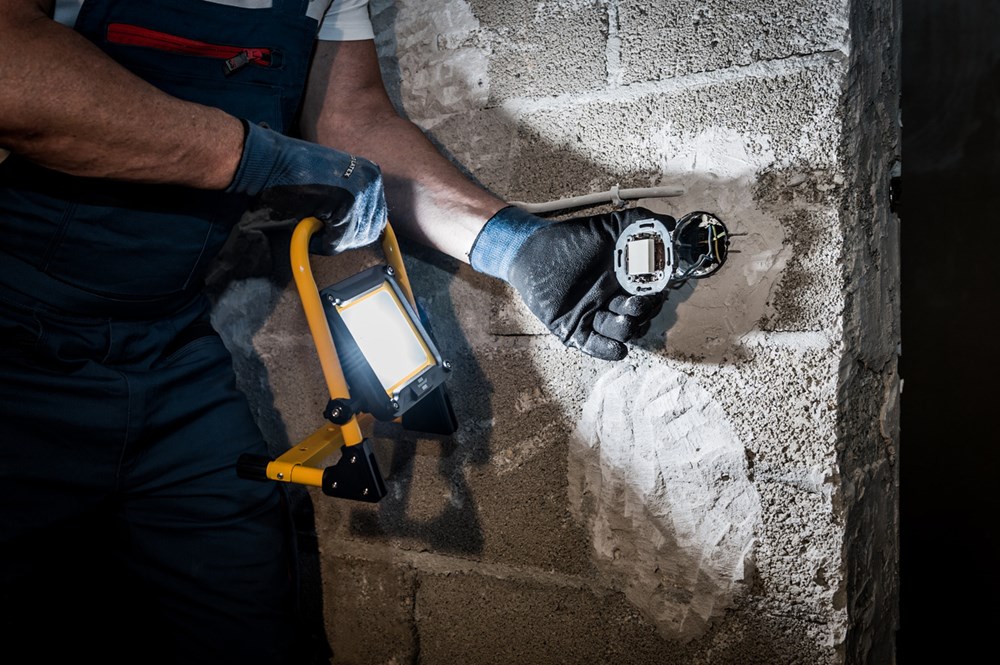 accu bouwlamp led klasse III-6 accu bouwlamp led klasse III-6