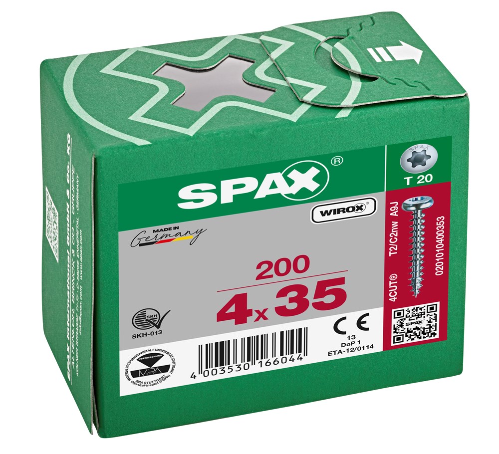 spaanplaatschroef wirox spax-4 spaanplaatschroef wirox spax-4