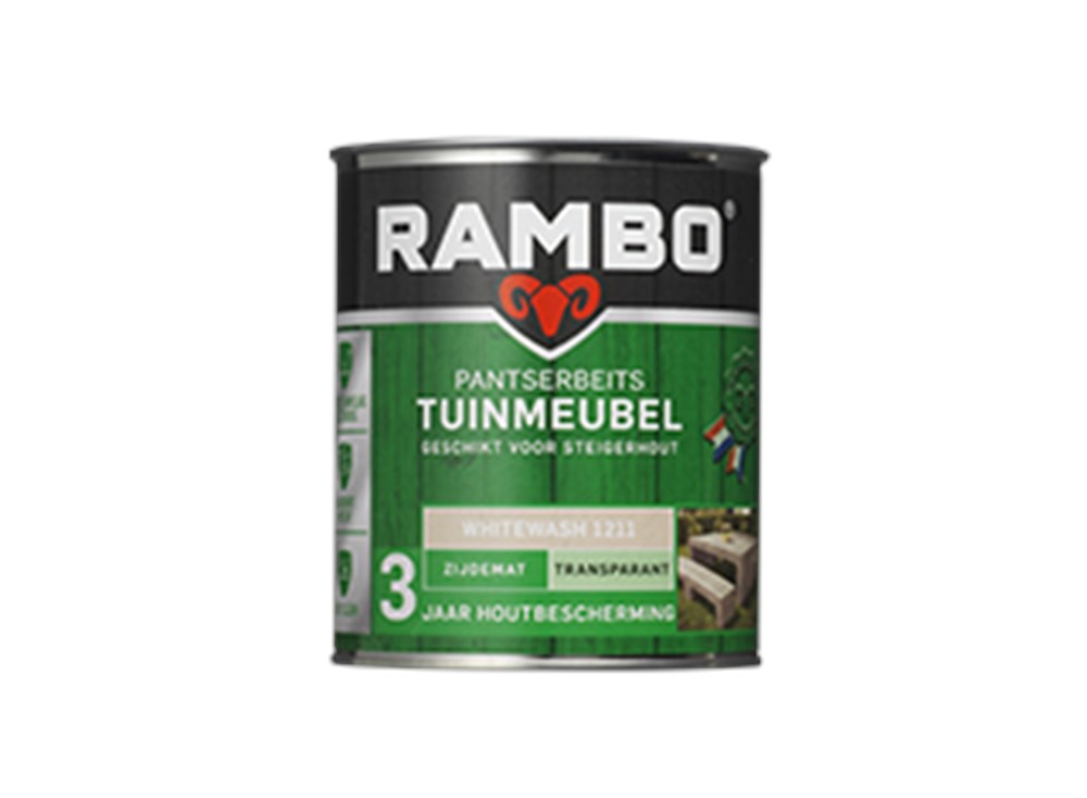 Rambo Pantserbeits Tuinmeubel Zijdemat Transparant (2)
