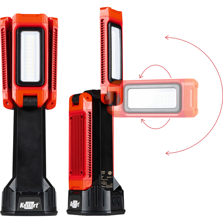 3 kops werklamp