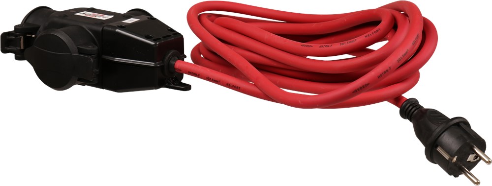 verdeelblok rubber 3-voudig met kabel-1 verdeelblok rubber 3-voudig met kabel-1