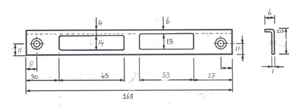 sluitplaat rvs polynorm-1 sluitplaat rvs polynorm-1