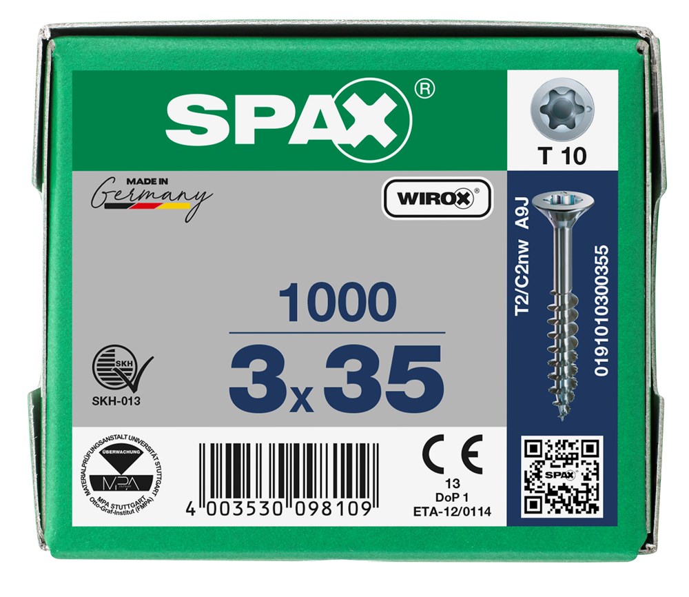 spaanplaatschroef wirox spax-6 spaanplaatschroef wirox spax-6