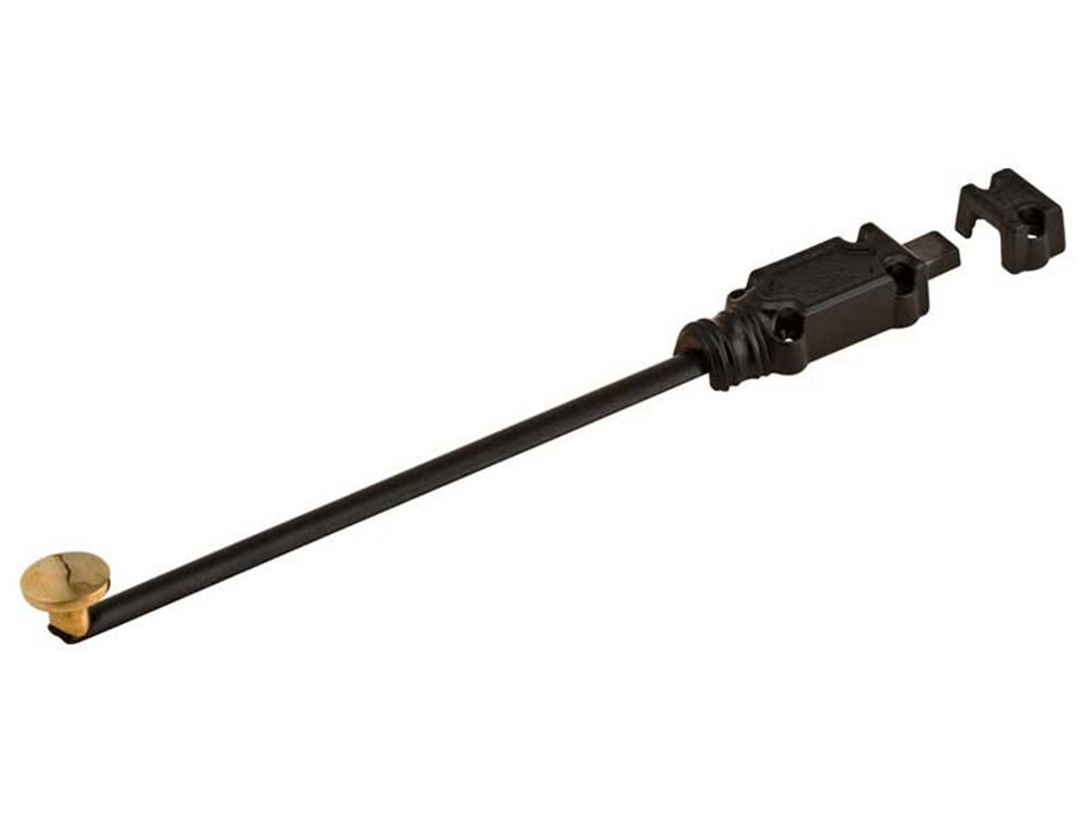 Rolstaartschuif, gelakt