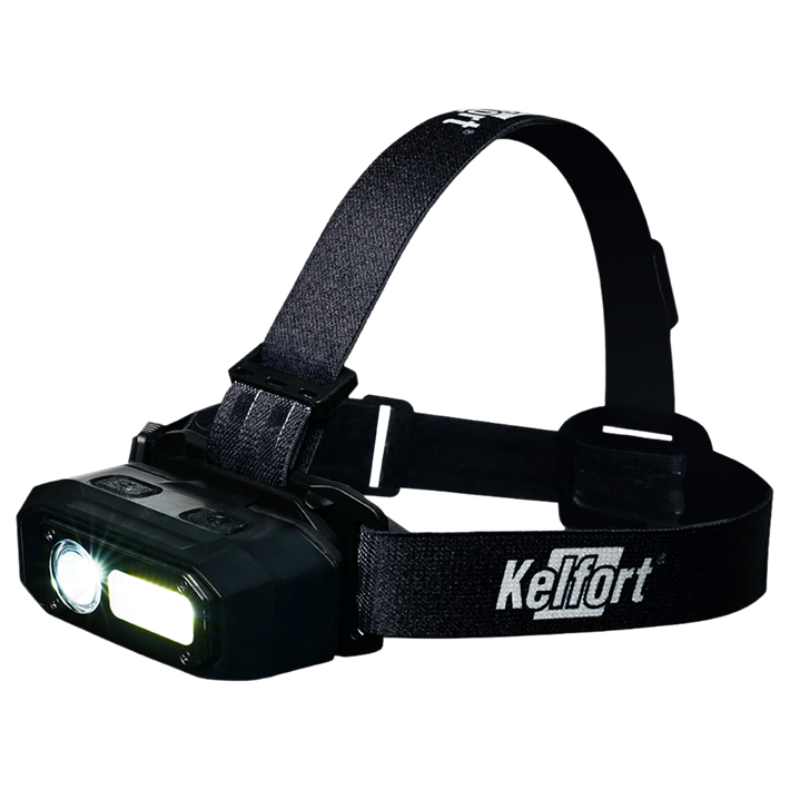 Hoofdlamp met accu Kelfort