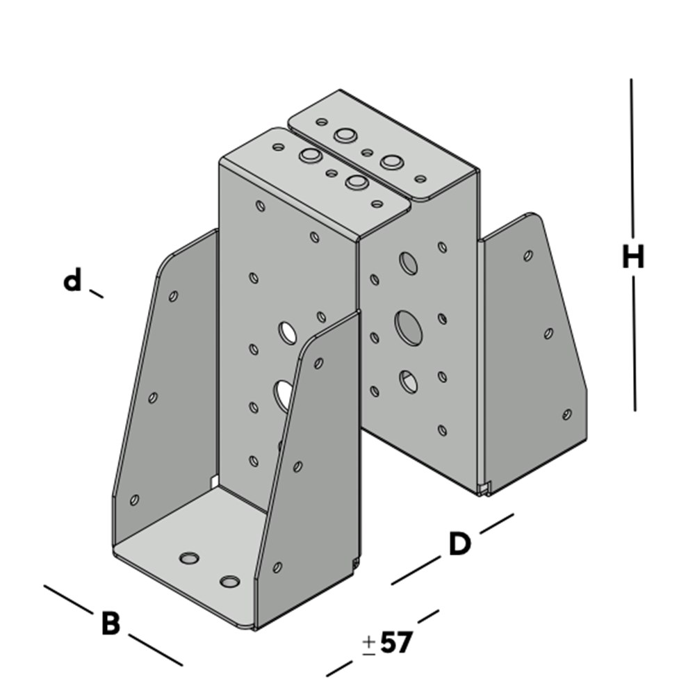 balkdrager gbs dubbel sv-3 balkdrager gbs dubbel sv-3