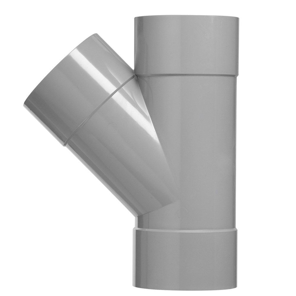 T-stuk pvc grijs rwa-2 T-stuk pvc grijs rwa-2