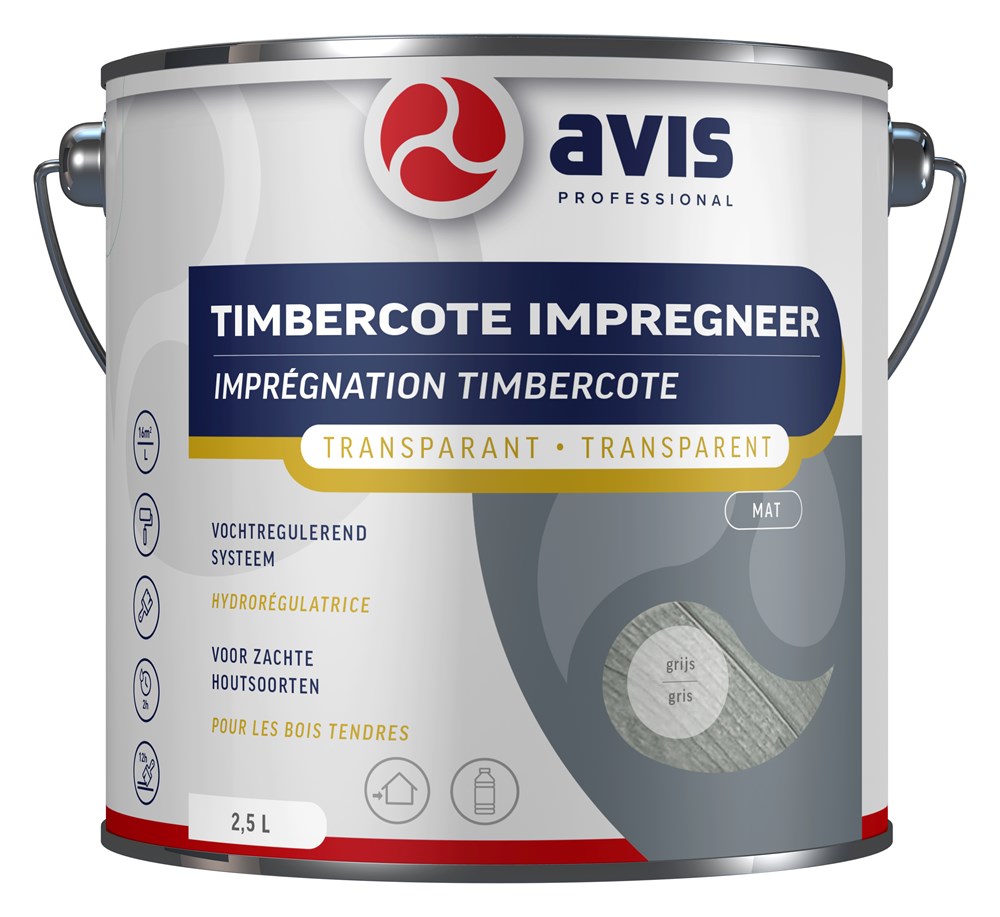 Avis Timbercote Impregneer Grijs (1)