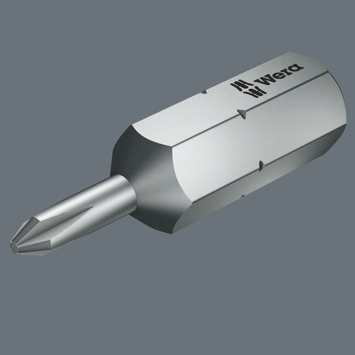 <b>J-bits</b><br/>J staat voor Japan. J-bits zijn voor Aziatische PH-schroeven geoptimaliseerd. Vooral voor het gebruik bij zeer kleine afmetingen conform de standaard voor de Japanse Camera Industrie.