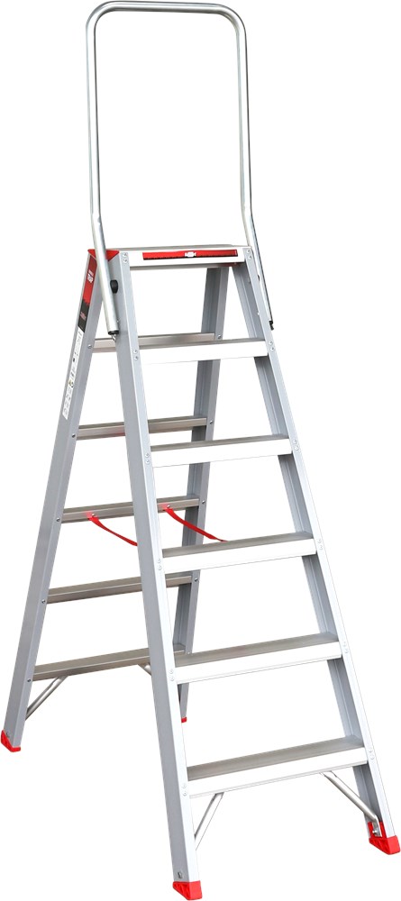 dubbele trap aluminum ongecoat kelfort-2 dubbele trap aluminum ongecoat kelfort-2