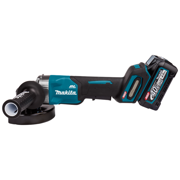 Afbeelding Makita 40 v max haakse slijper 125 mm GA016GM201