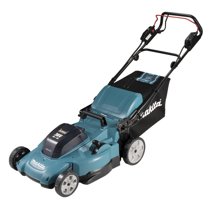 Afbeelding Makita lxt 2x18 v accu grasmaaier 53 cm DLM539PT2