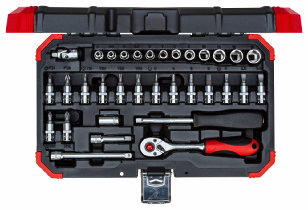 Gedore Red R49003033 Dopsleutelset 1/4  4-13 MM