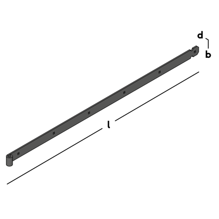 Afbeelding tekening GB heng voor pen ø16 epz-3