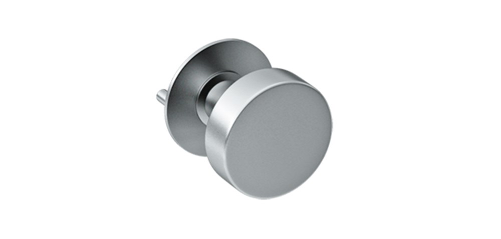 Knop/knop rozet, rvs