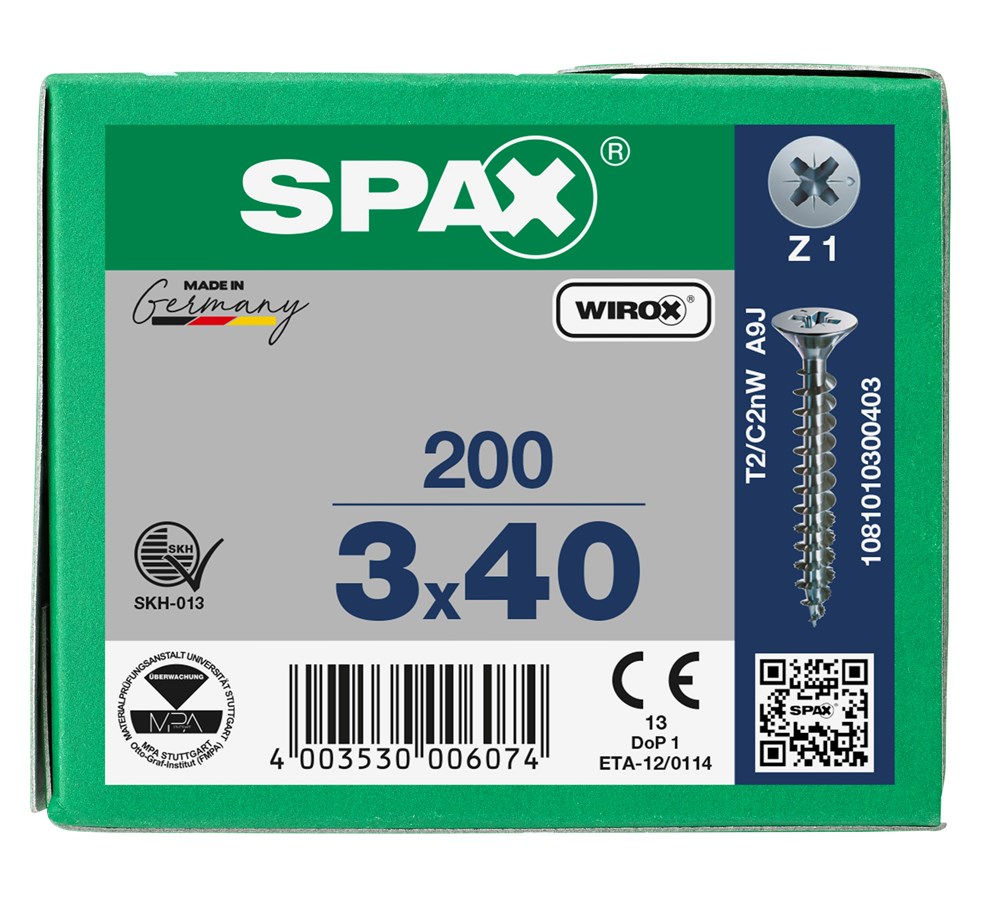 spaanplaatschroef wirox spax-6 spaanplaatschroef wirox spax-6