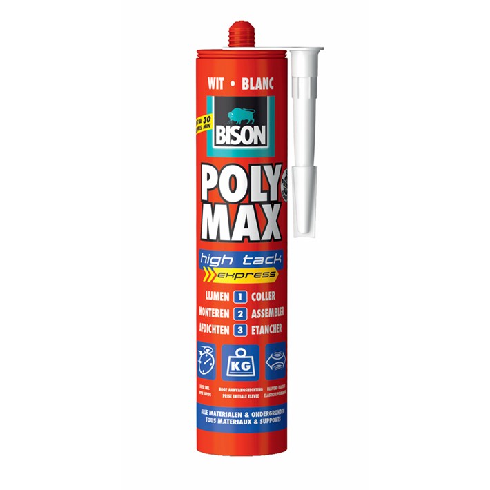 6308689 BS Poly Max® High Tack Express White Cartridge 425 g NLFR