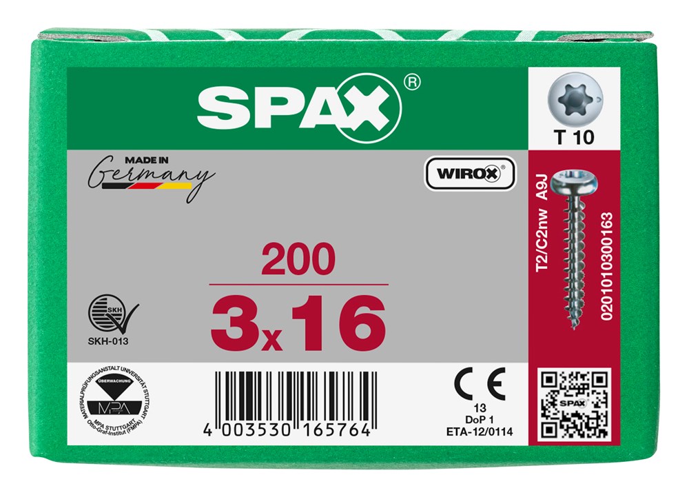 spaanplaatschroef wirox spax-6 spaanplaatschroef wirox spax-6