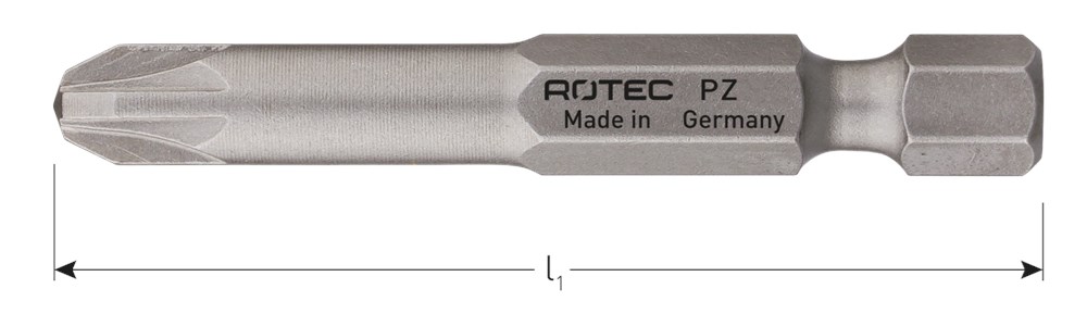 Afbeelding voor Schroefbit PZ, E6.3, in EV-pack 805