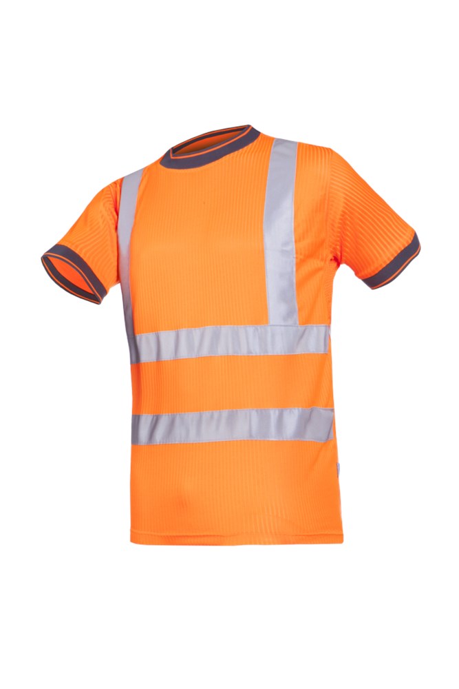 3874 T-SHIRT LONGA FLUO ORANJE M