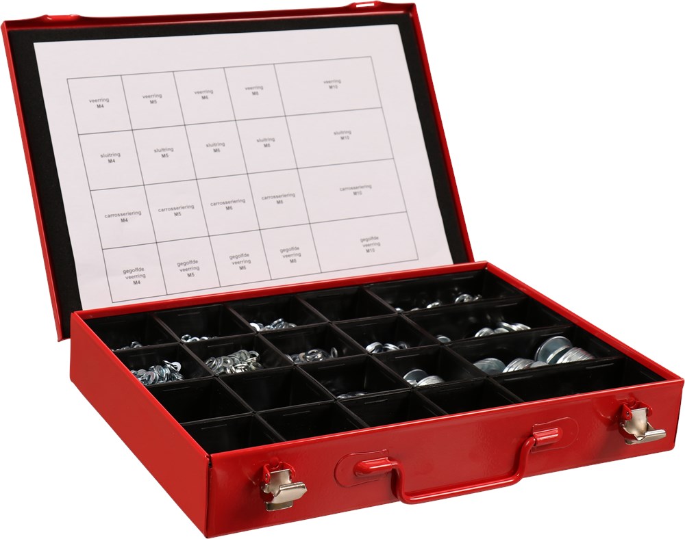 assortimentskoffer metaal rood kelfort-1 assortimentskoffer metaal rood kelfort-1