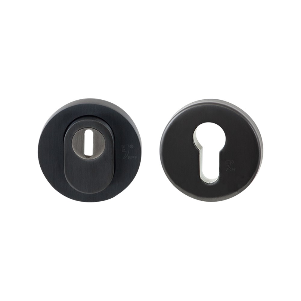 PVD antraciet, Donkergrijs, RVS, PC, Ja, set, Warm & dynamisch, Ja, Veiligheidsrozet inclusief bevestiging voor deurdikte 40mm en 56mm GPF9390P1199.png