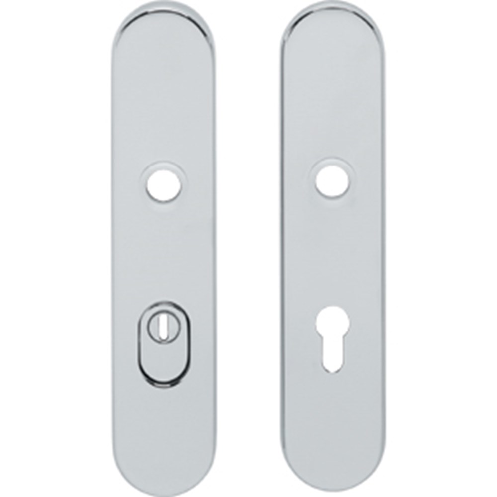 Langschild, verchroomd