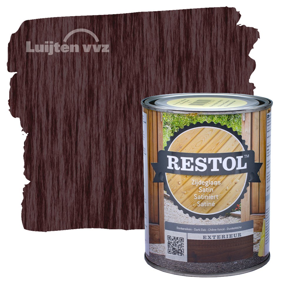 Restol Houtolie Zijdeglans Donkereiken (1)