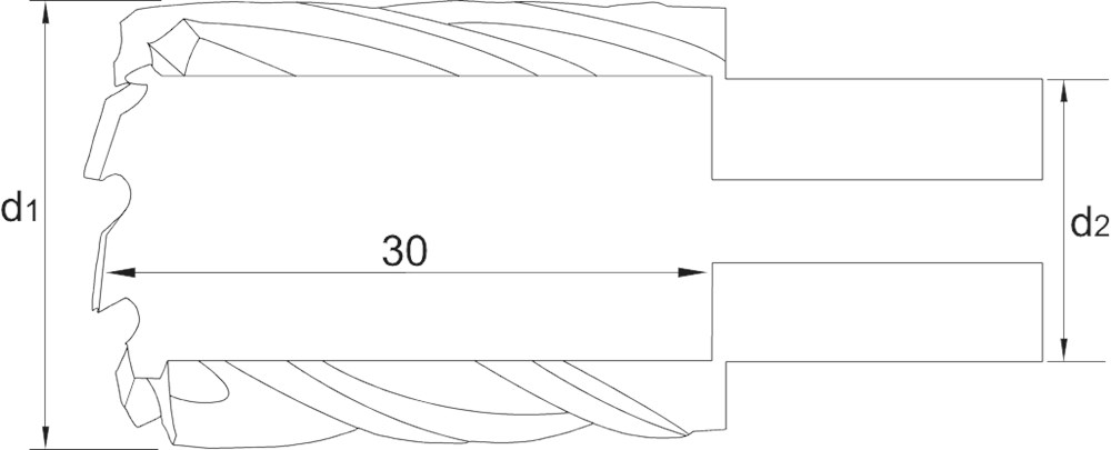 kernboor hss weldon phantom-2 kernboor hss weldon phantom-2