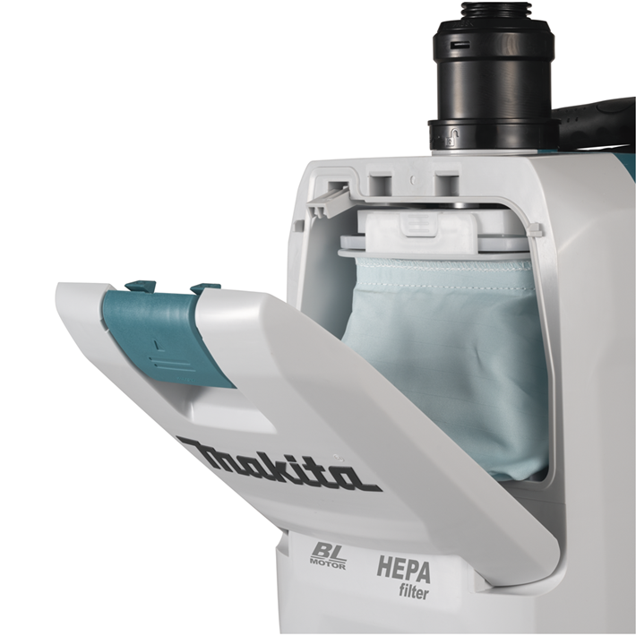 Afbeelding Makita 40 v max rugstofzuiger voor schoonmaak VC008GM201