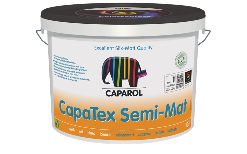 Onverenigbaar Respect heelal Caparol CapaTex Semi-Mat op Kleur | VVBHUSAN de Vrije Verfgroothandel