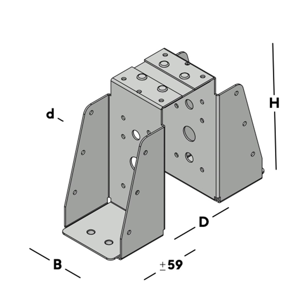 balkdrager gbs dubbel sv-3 balkdrager gbs dubbel sv-3
