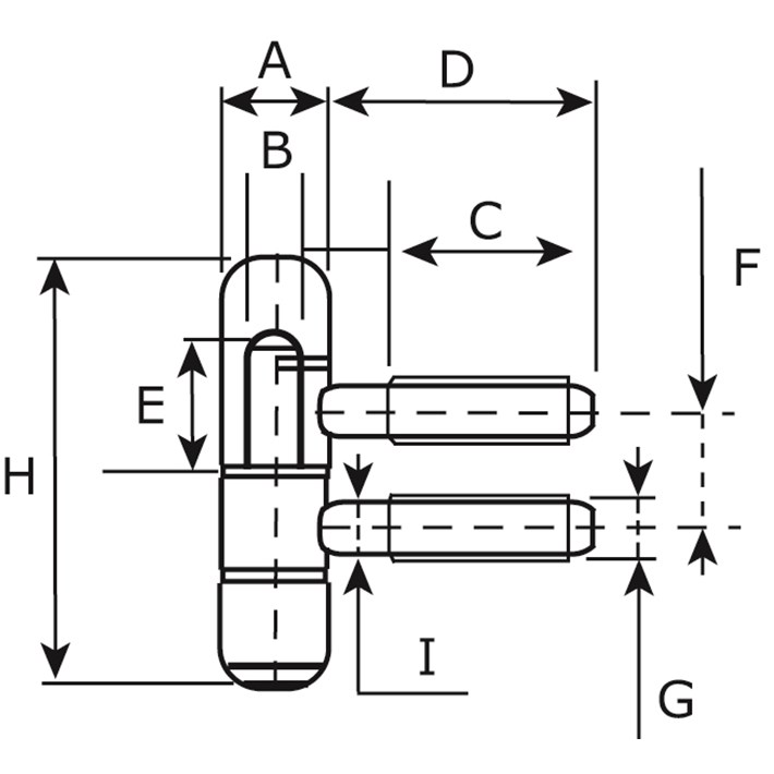 Lijntekening DX inboormeubelpaumelle